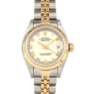 ロレックス デイトジャスト 69173 SSxYG 自動巻 X番