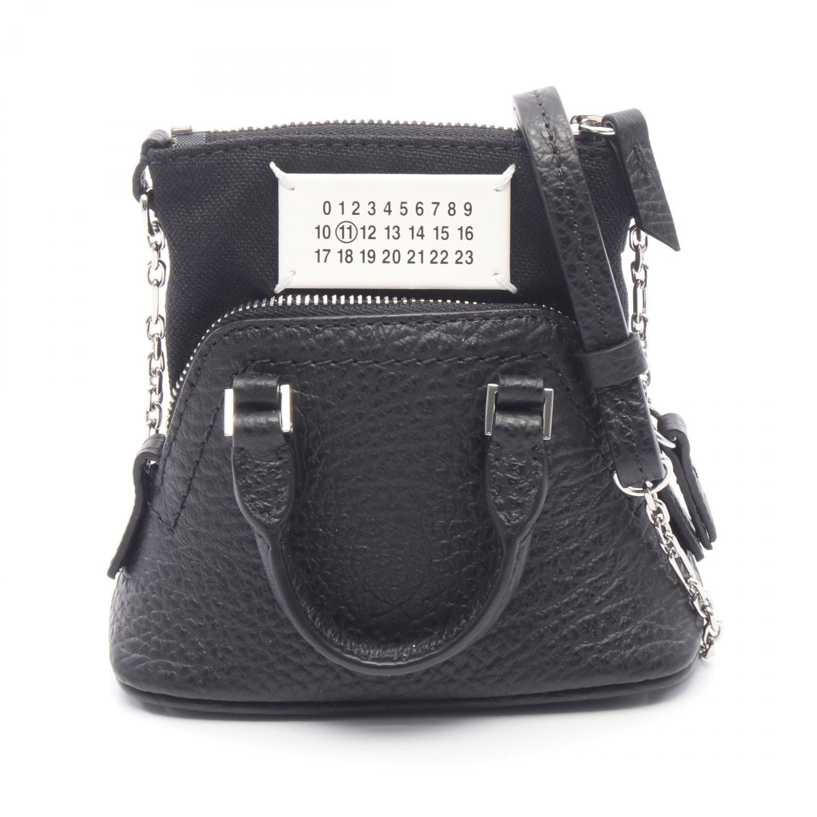 メゾン マルジェラ Maison Margiela 5AC BABY ショルダーバッグ バッグ レザー レディース ブラック系 SB3WG0025P4455T8013 【中古】