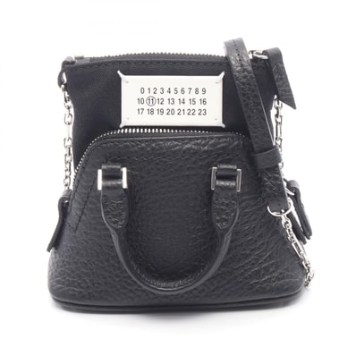 メゾン マルジェラ Maison Margiela 5AC BABY ショルダーバッグ バッグ レザー レディース ブラック系 SB3WG0025P4455T8013 【中古】