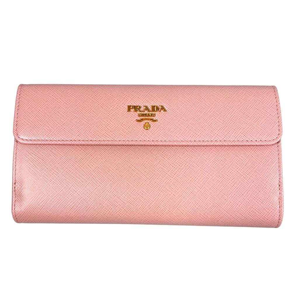 PRADA プラダ 型番 1MH133 サフィアーノレザー 二つ折り長財布 52892