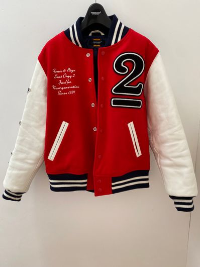 HUMAN MADE UNDERCOVER LAST ORGY2 VARSITY JACKET Shinsaibashi PARCO Limited "Black Red"