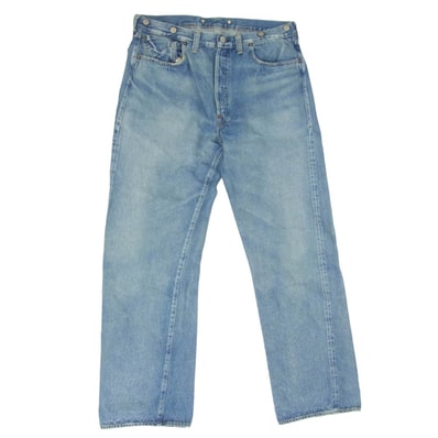 Levi's リーバイス 33501-0050 VINTAGE CLOTHING 復刻 1933年モデル シンチバック サスペンダーボタン セルビッチ デニム パンツ インディゴブルー系 34【中古】