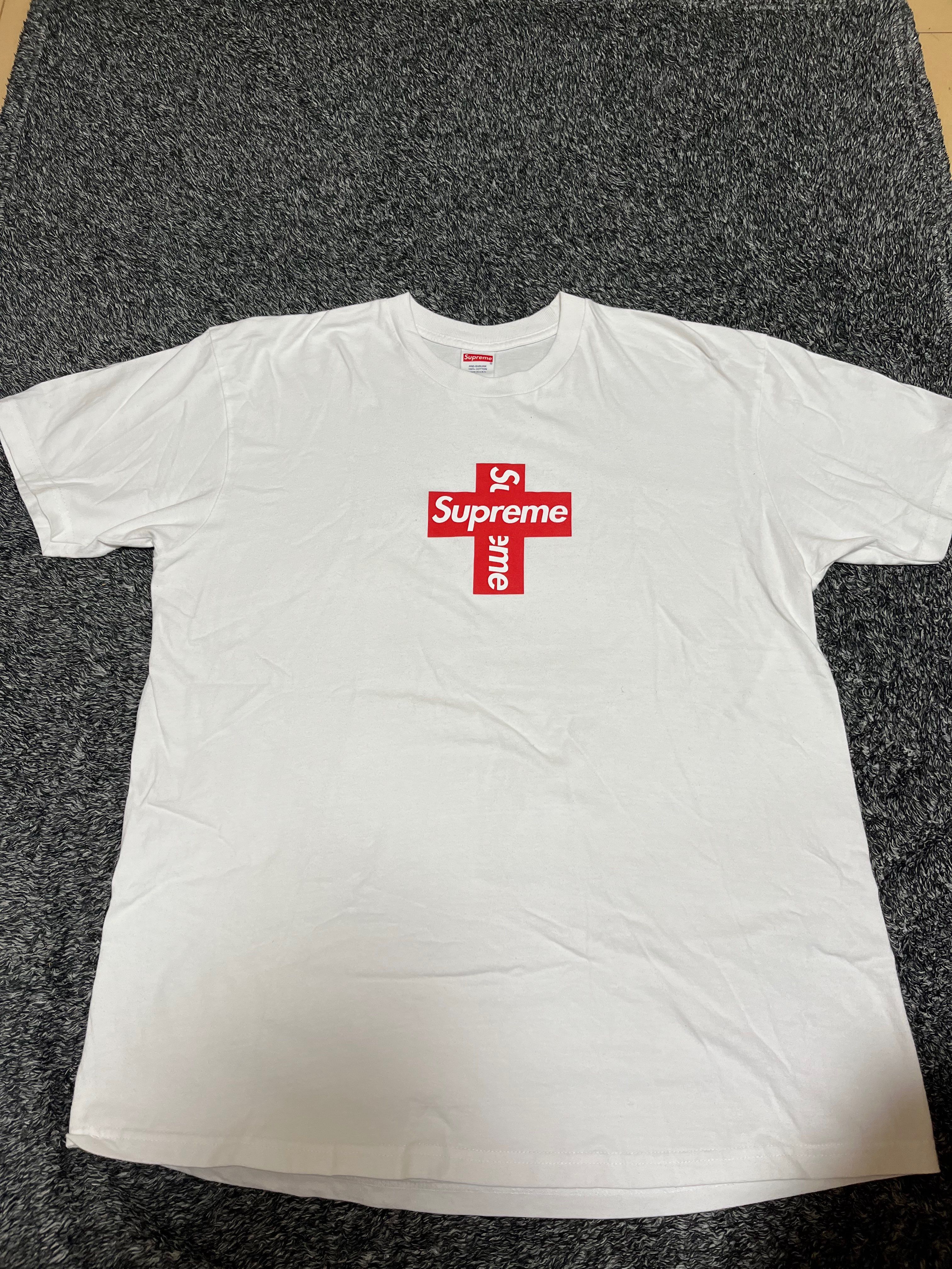 Supreme Cross Box Logo Tee "White"