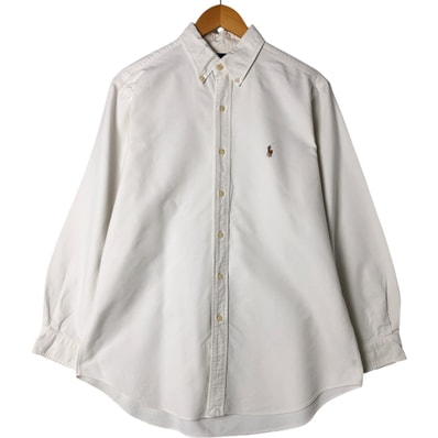 古着 ラルフローレン Ralph Lauren CLASSIC FIT 長袖 ボタンダウンシャツ メンズL相当/eaa560124