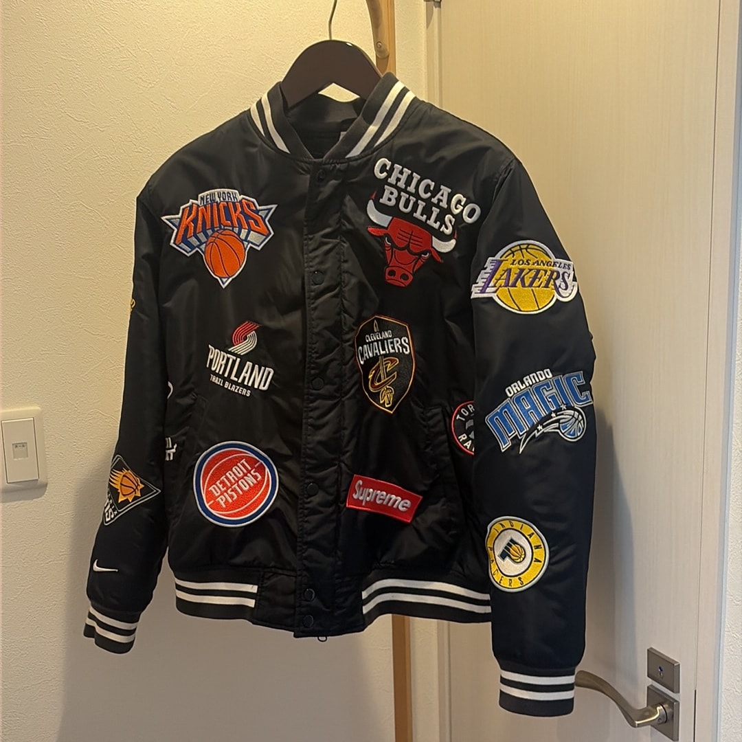 Supreme x Nike x NBA Teams Warm-Up Jacket "Black"