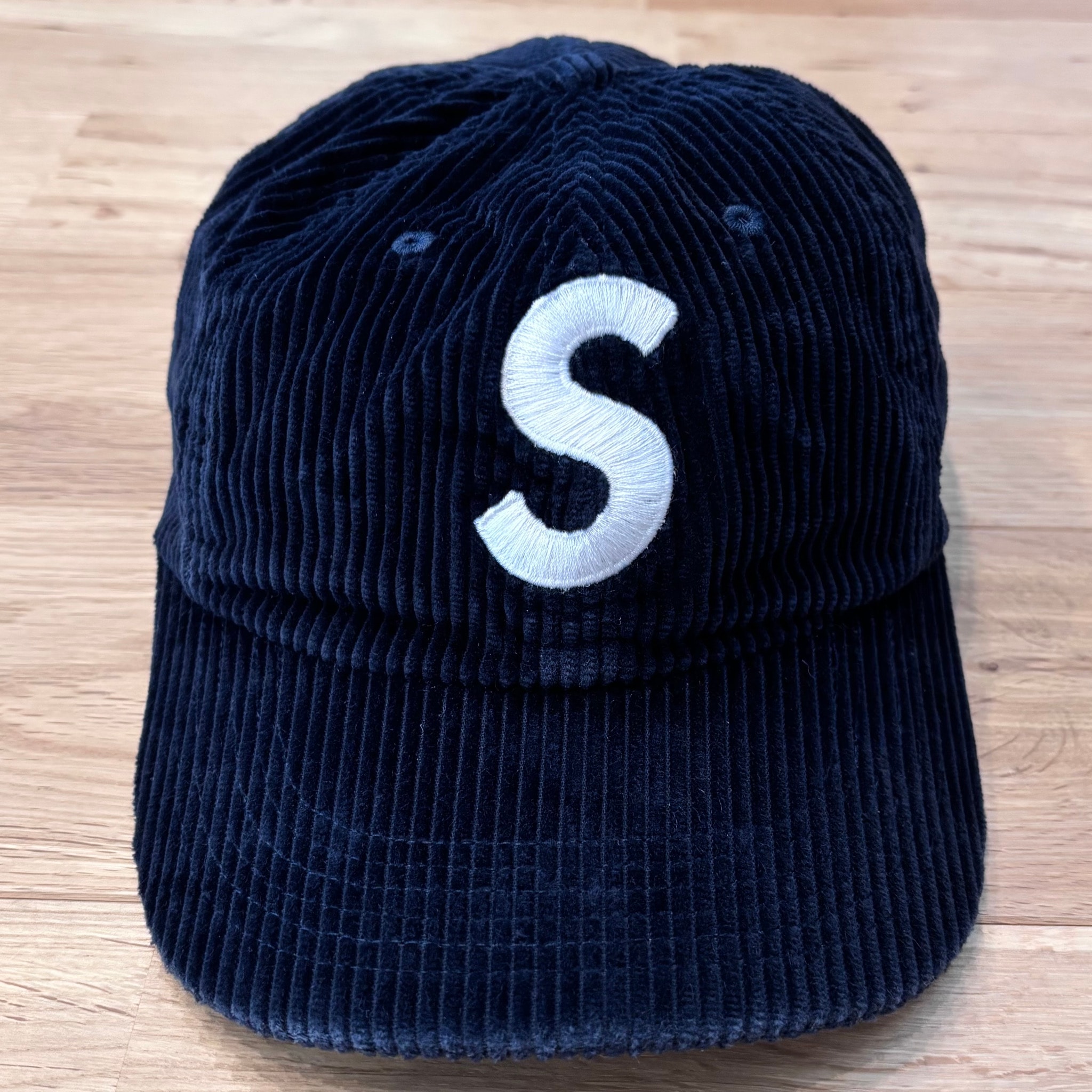 Supreme Corduroy S Logo 6-Panel "Navy"