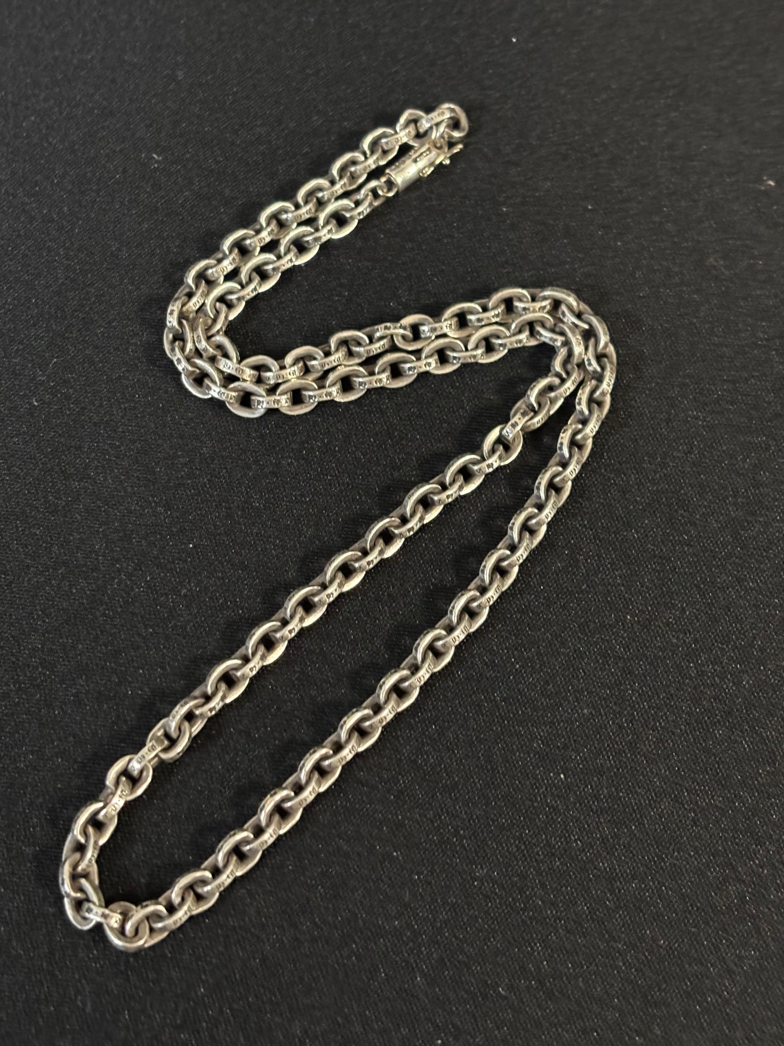 Chrome Hearts Paper Chain Necklace "Silver"