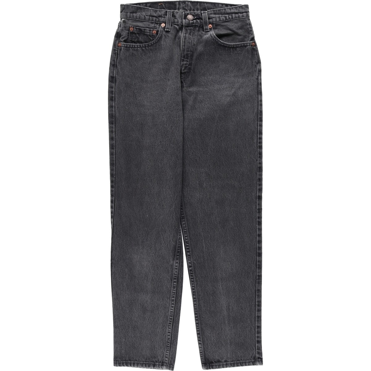 古着 90年代 リーバイス Levi's 10560-0260 LOOSE FIT STRAIGHT LEG ブラックデニム テーパードデニムパンツ USA製 レディースL(w28)相当 ヴィンテージ/eaa641773