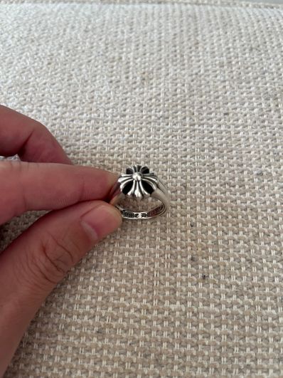 Chrome Hearts Cut Out Ch Plus Ring S "Silver"