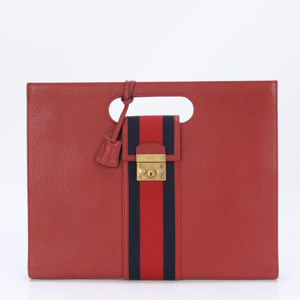 ■極美品 グッチ シェリー ライン 459205 ハンドバッグ レザー