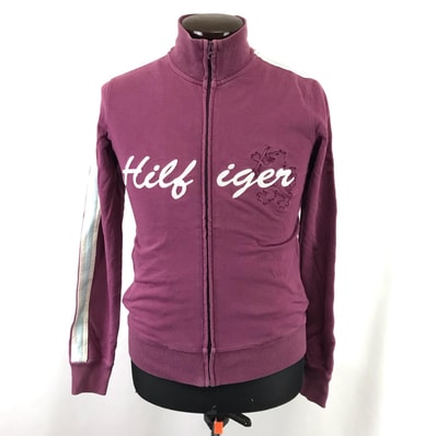 TOMMY HILFIGER【トミーヒルフィガー】トラックジャケット /ジャージ【メンズXS/紫/purple】Tops/jacket◆BJ005-a