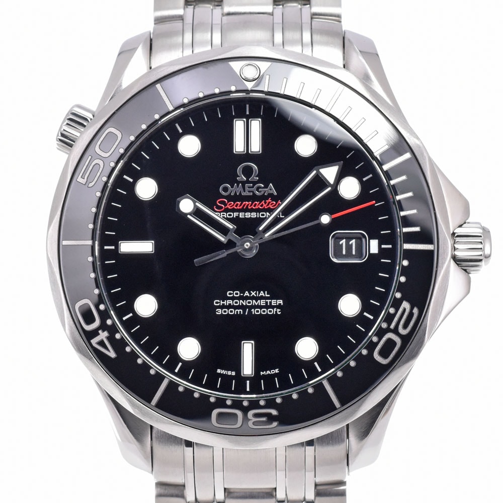 オメガ OMEGA 212.30.41.20.01.003 シーマスター ダイバー 300M コーアクシャル 自動巻き メンズ 美品 箱・保証書付き 腕時計 C#149714