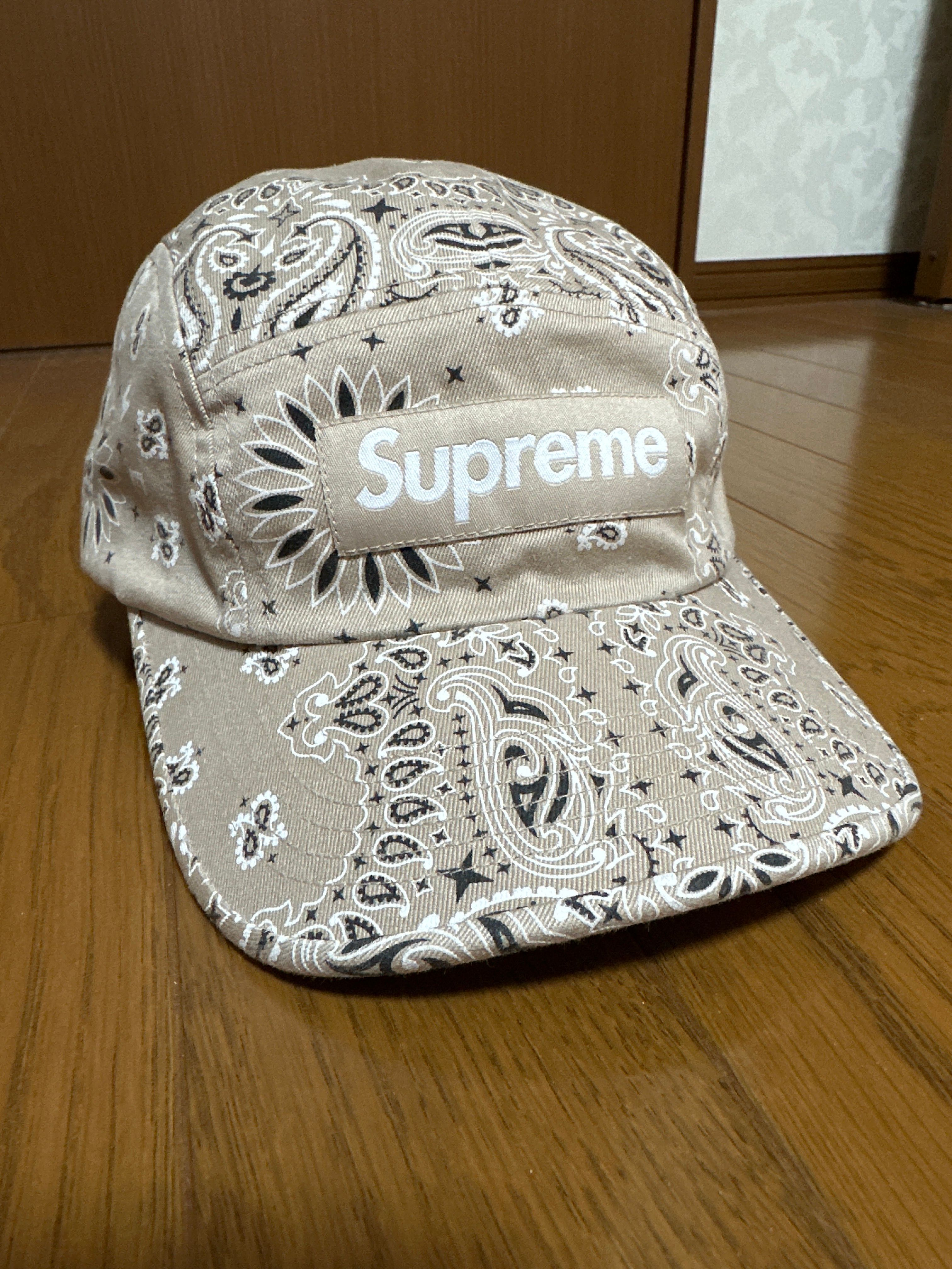 Supreme Bandana Camp Cap "Tan"