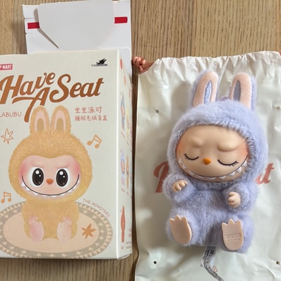 POP MART THE MONSTERS (LABUBU) Have a Seat Plush Series ZIZI