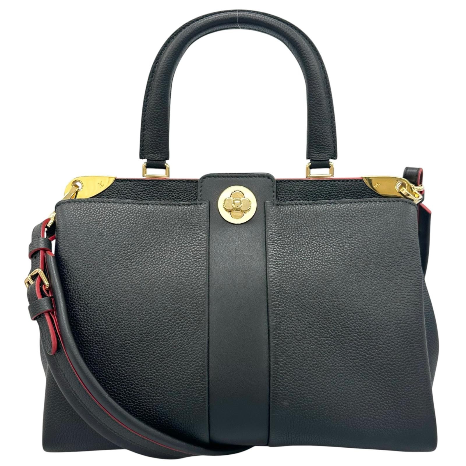 美品 LOUIS VUITTON ルイ・ヴィトン アストリッド M54376 ハンドバッグ レザー ブラック レディース 2way【中古】