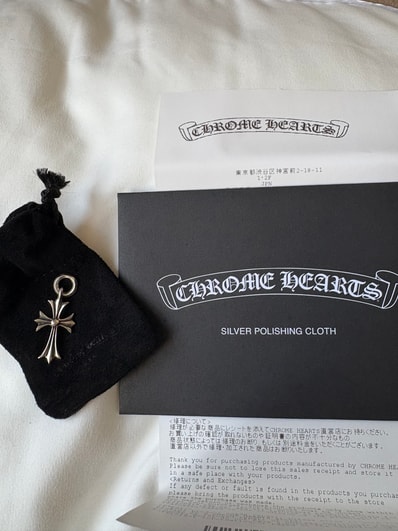 Chrome Hearts Tiny CH Cross Charm "Silver"