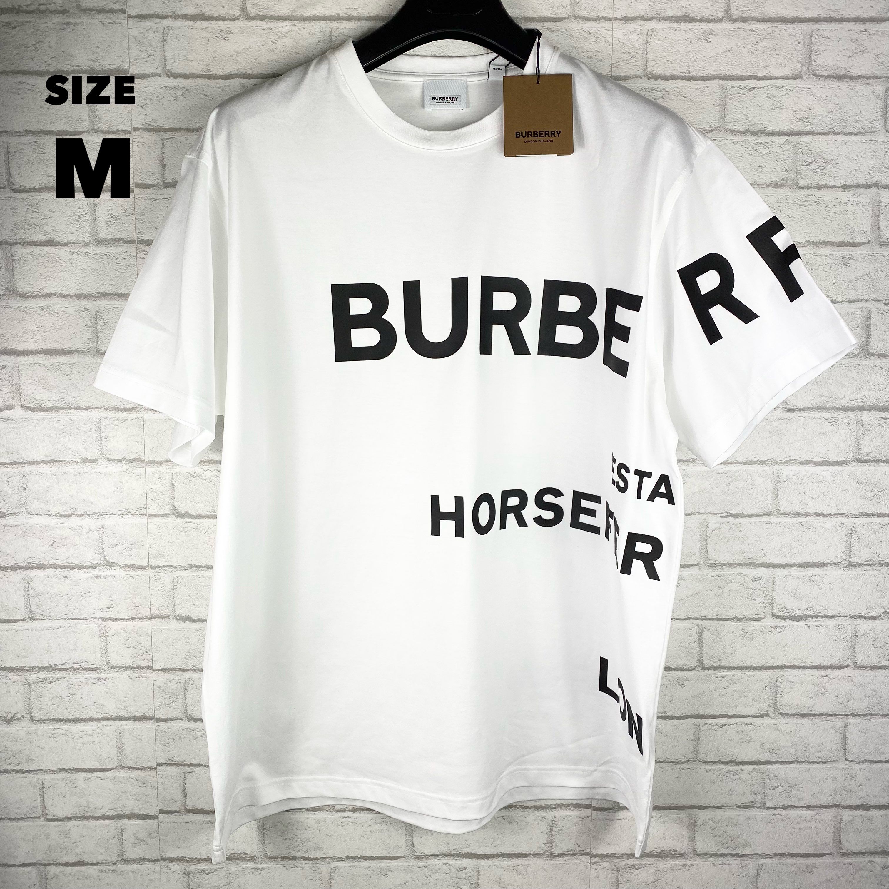 新品 【M】Burberry ロゴ Tシャツ バーバリー