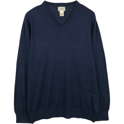 古着 90~00年代 エルエルビーン L.L.Bean Vネック コットンニットセーター メンズXL相当 ヴィンテージ/eaa654168