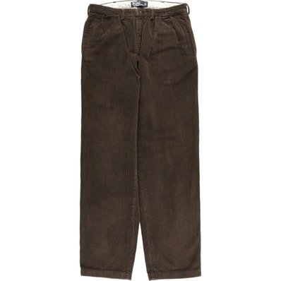 古着 ラルフローレン Ralph Lauren POLO by Ralph Lauren ツータック コーデュロイパンツ メンズw32相当/eaa612895