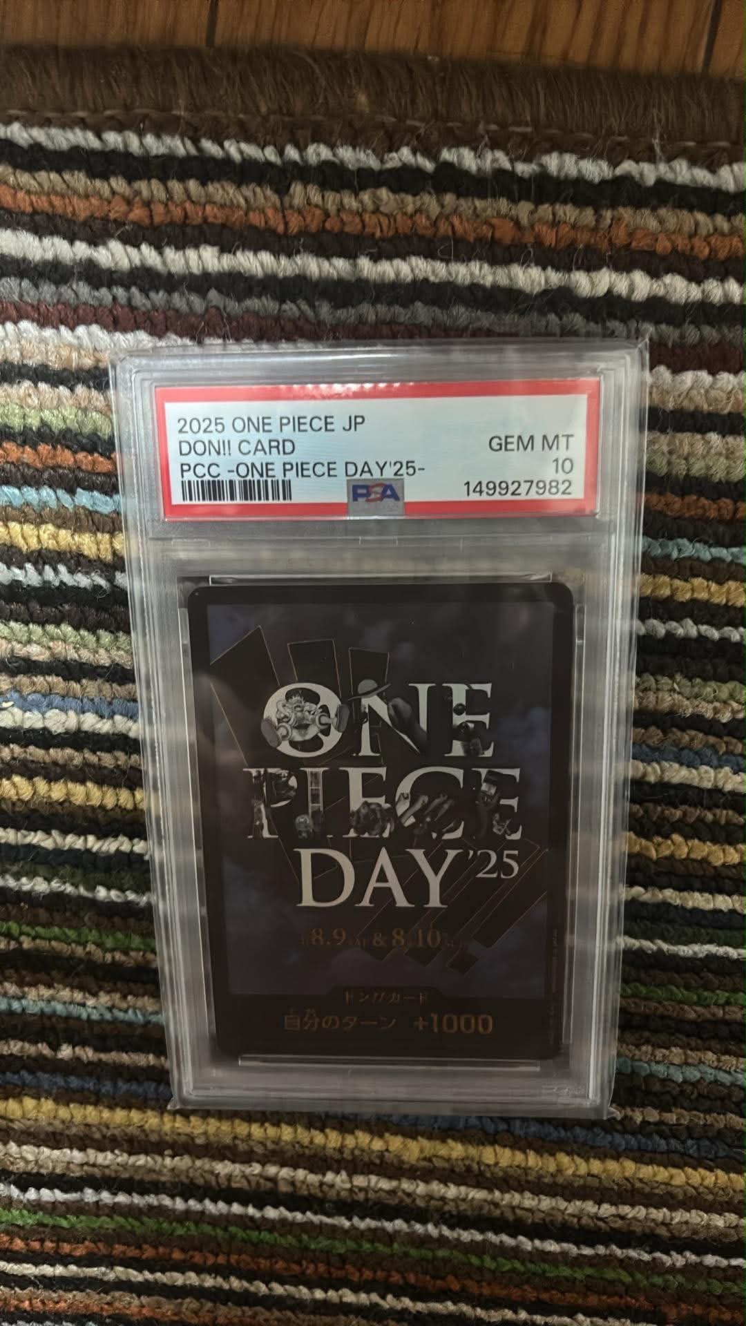 PSA10】ドン!!カード : ONE PIECE DAY'25 (プレミアムカード