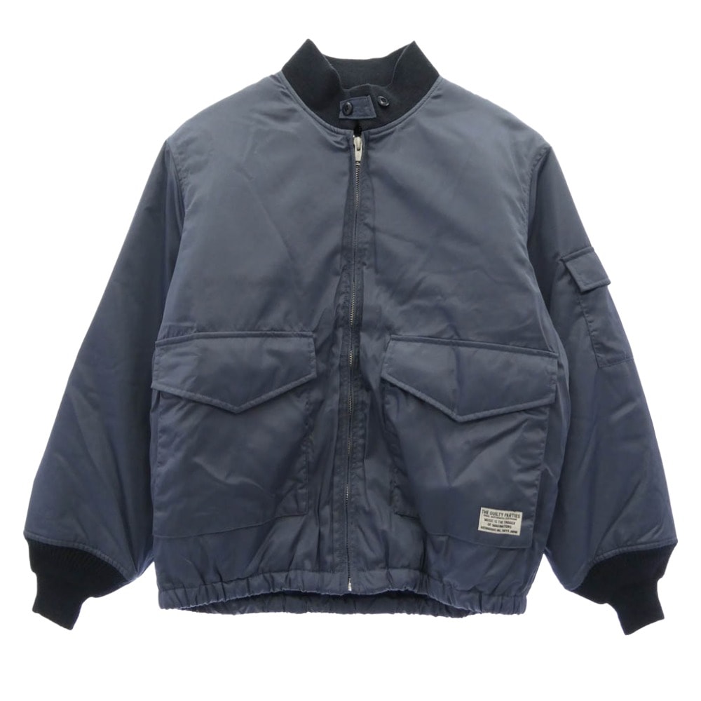 WACKO MARIA ワコマリア ジャケット 24AW 24FW-WMO-SW01 SPIEWAK G-8 FLIGHT JACKET フライト ジャケット ブルゾン ネイビー系 L【新古品】【未使用】【中古】