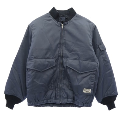 WACKO MARIA ワコマリア ジャケット 24AW 24FW-WMO-SW01 SPIEWAK G-8 FLIGHT JACKET フライト ジャケット ブルゾン ネイビー系 L【新古品】【未使用】【中古】