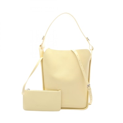 バレンシアガ BALENCIAGA ノースサウス 2WAY ショルダーバッグ バッグ レザー レディース イエロー系 659920 【中古】