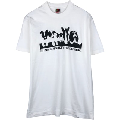 古着 90~00年代 フルーツオブザルーム FRUIT OF THE LOOM アニマルTシャツ メンズL相当 ヴィンテージ/eaa654483