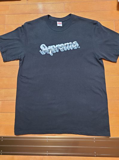 Supreme Chrome Logo Tee "Black"