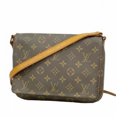 【6dc3441】ルイヴィトン ショルダーバッグ モノグラム ミュゼットタンゴロングストラップ M51388 ブラウン【中古】レディース