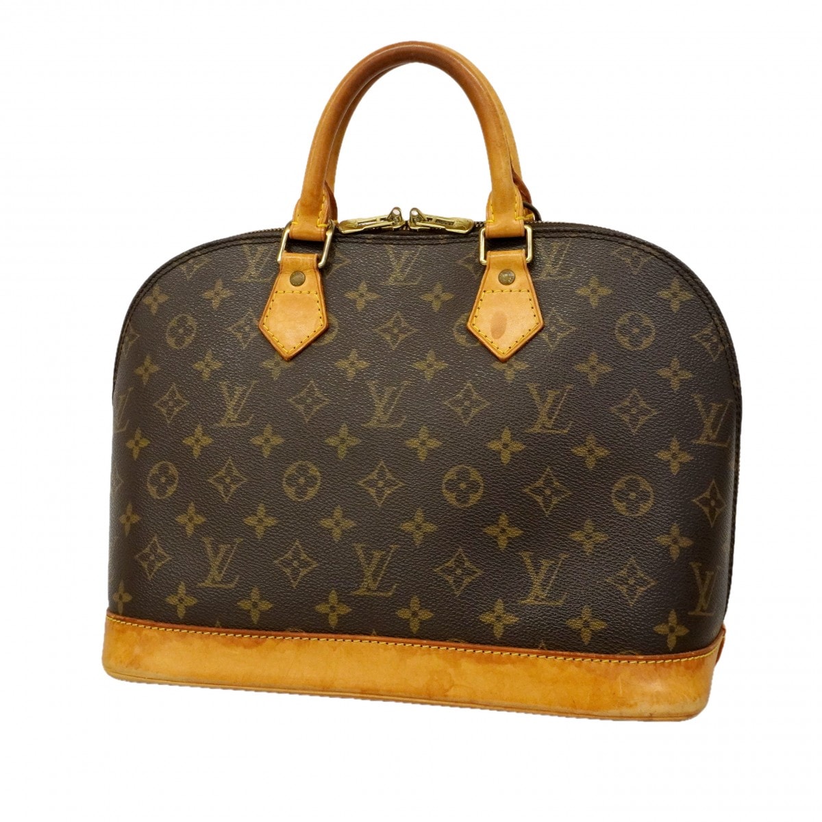 【6db1049】ルイヴィトン ハンドバッグ モノグラム アルマ M51130 ブラウン【中古】レディース