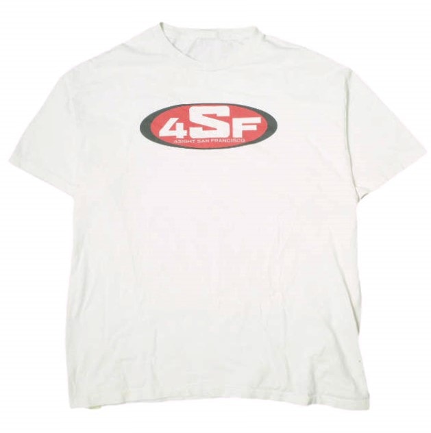 SSZ x 4SF エスエスズィー 23AW 別注 OVAL T-Shirt オーバルTシャツ XL WHITE 半袖 プリント BEAMS トップス g21044