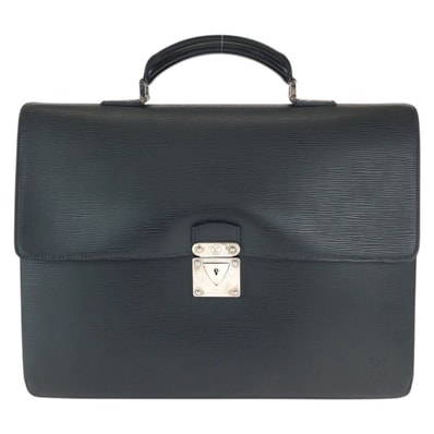 美品 LOUIS VUITTON ルイヴィトン エピ ラギート ブラック 黒 シルバー金具 エピレザー ビジネスバッグ ブリーフケース ハンドバッグ 600255 【中古】
