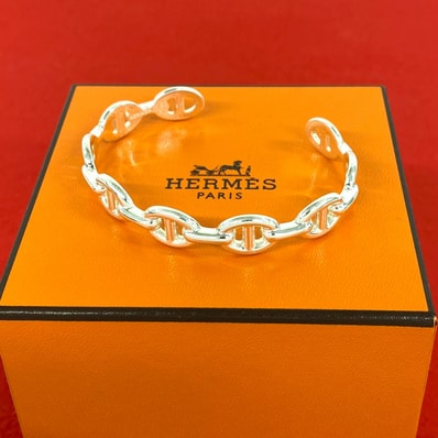 HERMES エルメス アンシェネ バングル シルバー925 バングル シルバー
36323