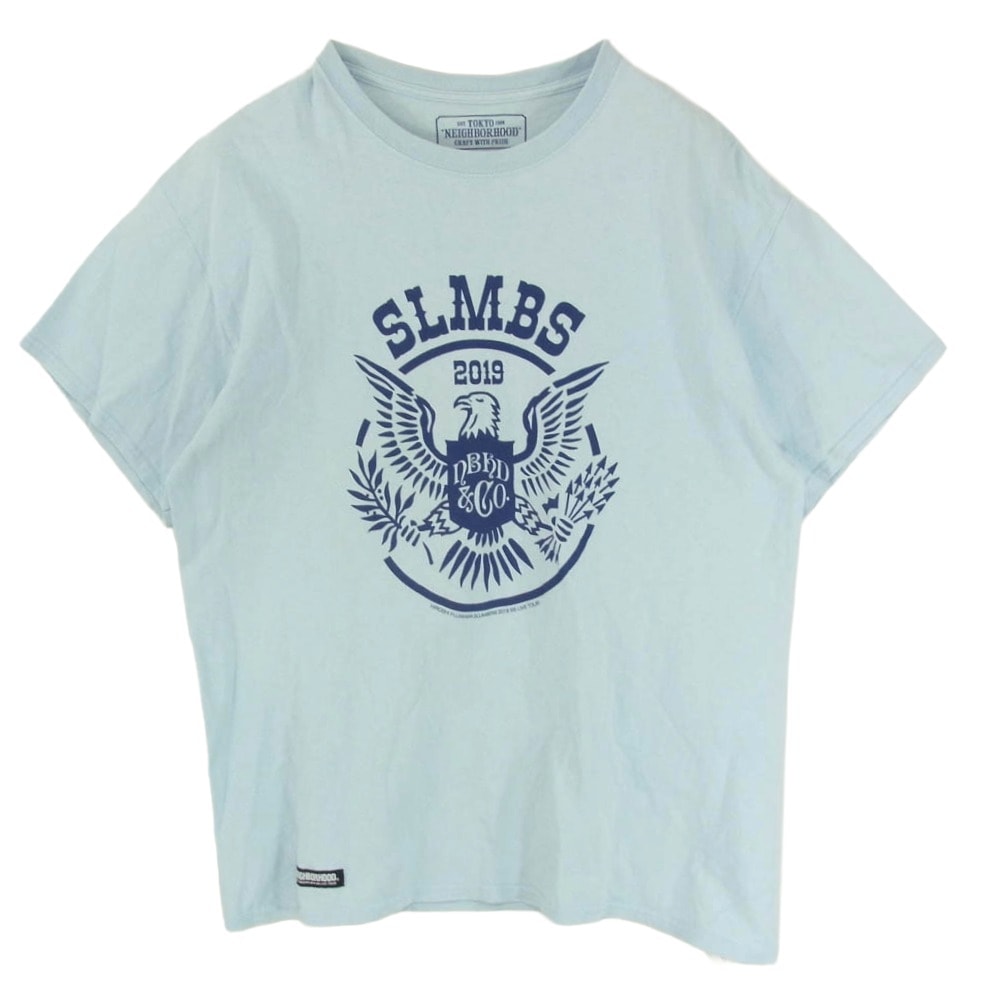 NEIGHBORHOOD ネイバーフッド Tシャツ 19SS 182LBFRN-STM01S × Fragment Design SLUMBERS/C-TEE SS フラグメント デザイン イーグル ロゴプリント ショートスリーブ 半袖 Tシャツ L【中古】