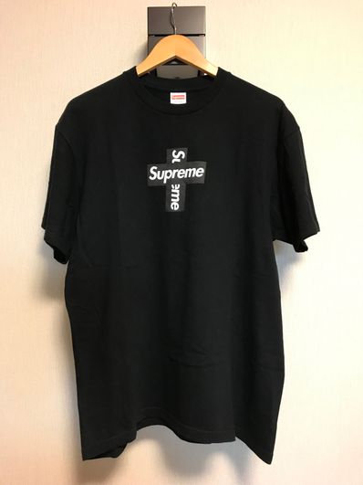 Supreme Cross Box Logo Tee "Black"