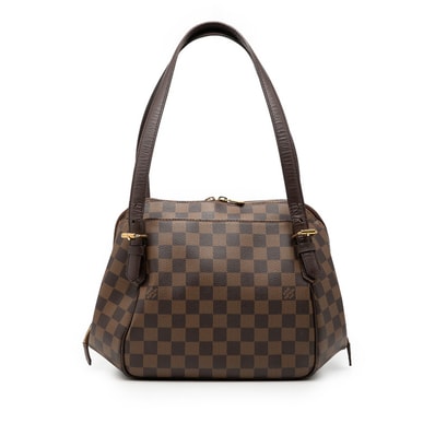 ルイ ヴィトン ダミエ ベレムMM ショルダーバッグ ハンドバッグ N51174 エベヌ ブラウン PVC レザー レディース LOUIS VUITTON 【中古】