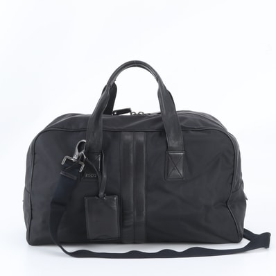 ■美品 トッズ ボストン バッグ レザー×ナイロン