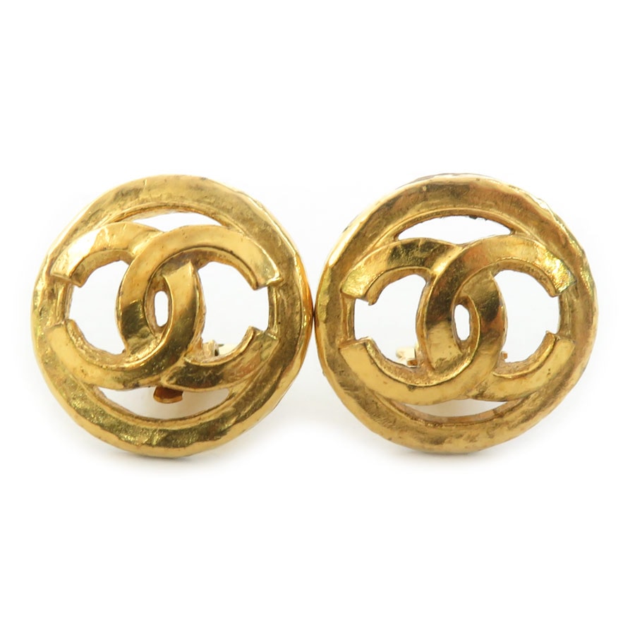 シャネル CHANEL イヤリング ココマーク メタル ゴールド レディース【中古】 e61833a