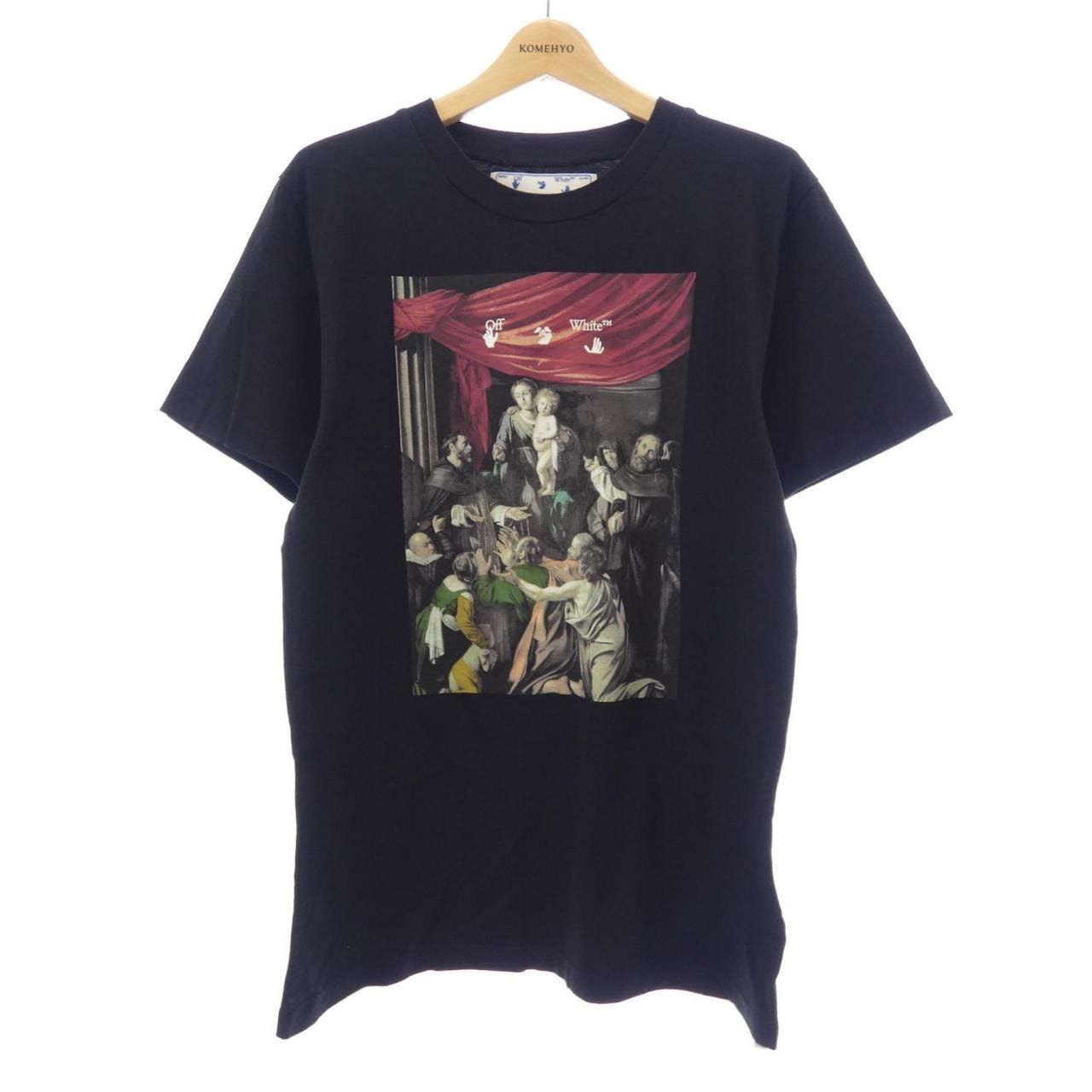 【中古A】OFF-WHITE オフホワイト XS レディース 半袖Tシャツ 19SS Artwork c/o Dondi  白 中古A 古着 中古A】OFF-WHITE オフホワイト XS レディース 半袖Tシャツ 19SS
