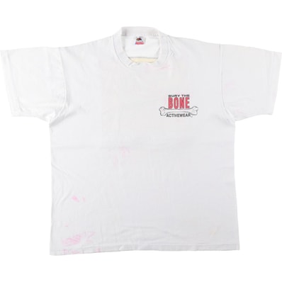 古着 90年代 フルーツオブザルーム FRUIT OF THE LOOM BURY THE BONE エロT プリントTシャツ USA製 メンズXL相当 ヴィンテージ/eaa626784