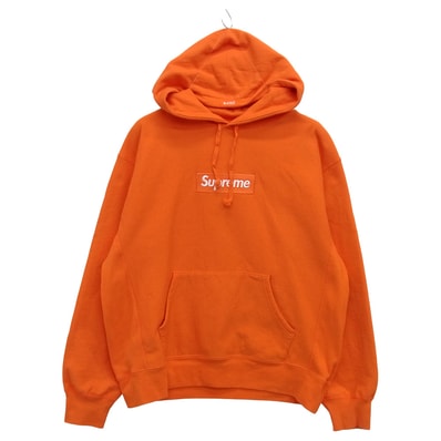 Supreme Box Logo Hooded Sweatshirt "Orange" (24FW)