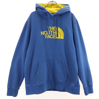 THE NORTH FACE ノースフェイス 長袖 スウェットパーカー L ブルー TCI5 アウトドア 裏起毛