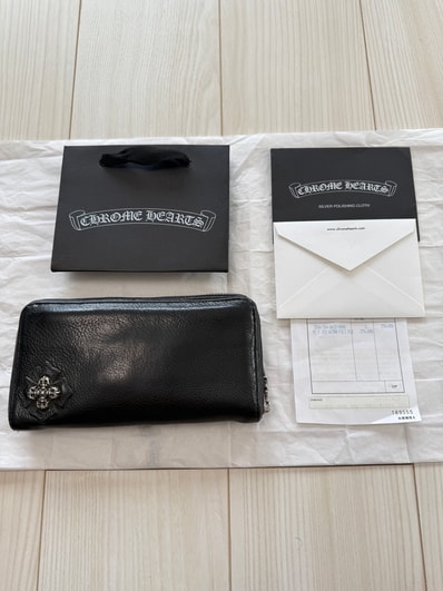 付属品完備/値下げ交渉可能 / 正規品!CHROME HEARTS クロムハーツ フィリグリープラス ウォレット 財布
