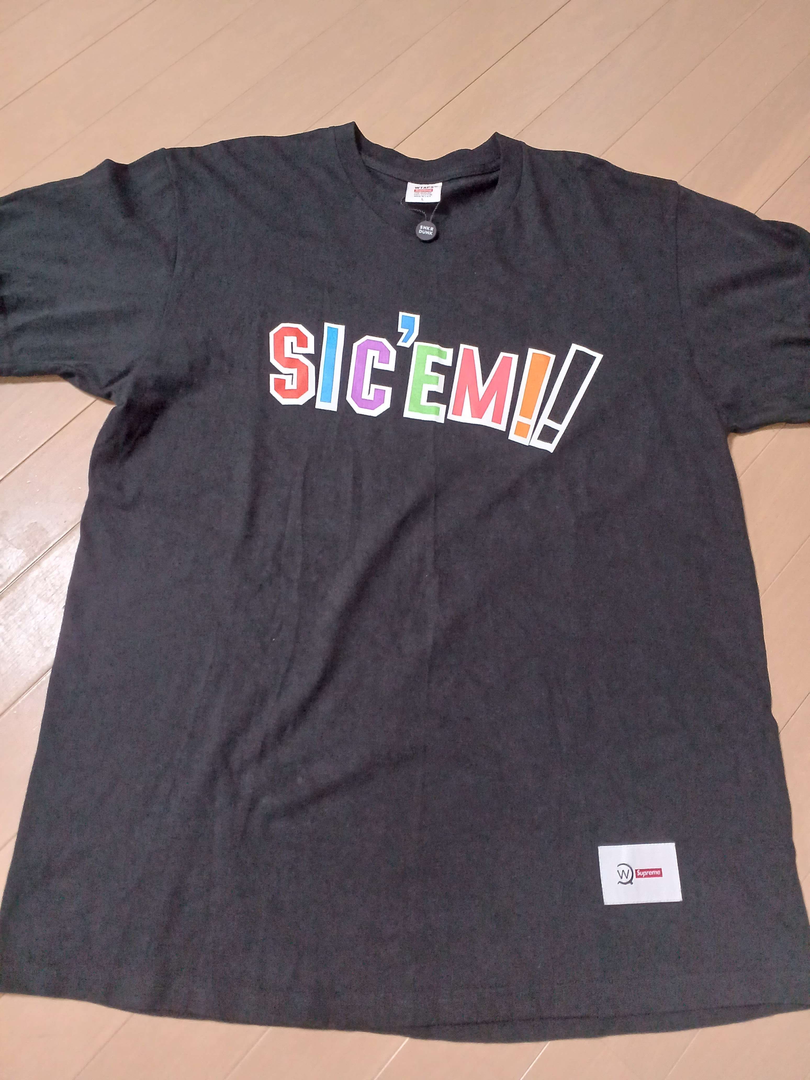 Supreme / WTAPS Sic'em! Tee "Black"