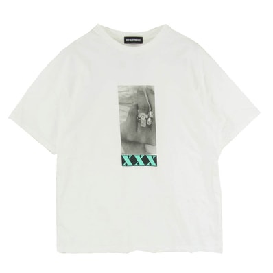 GOD SELECTION XXX ゴッドセレクション 23SS GX-A23-ST-12 ダイヤモンド リング フォト プリント Tシャツ 半袖 カットソー ホワイト系 L【中古】