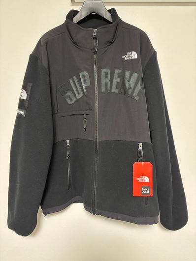 Supreme x The North Face Arc Logo Denali Fleece Jacket "Black"