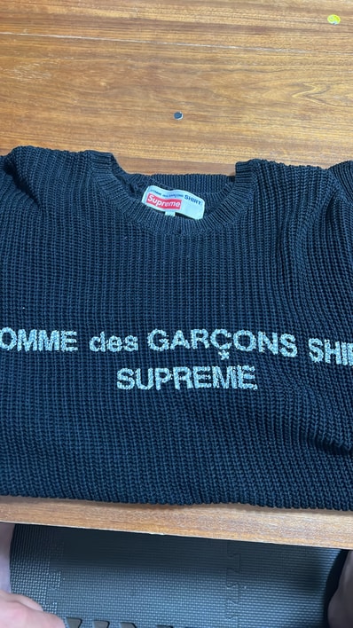 Supreme / Comme des Garçons SHIRT® Sweater "Black"