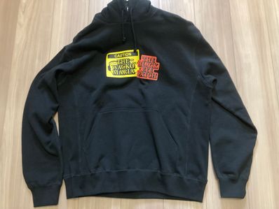 Black Eye Patch WACKO MARIA Pull Over Hooded Sweat Shirt "Black"