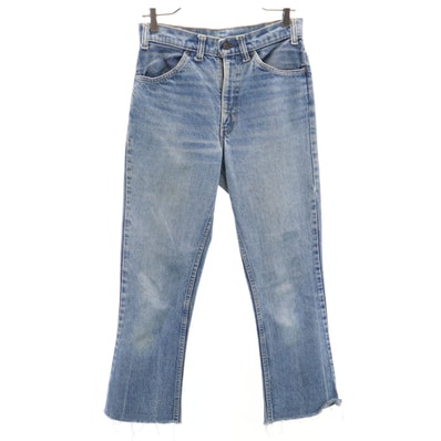 Levi's リーバイス 80s オレンジタブ ヴィンテージ ボタン裏8 デニムパンツ W30 ウォッシュブルー TALONジップ ジーンズ